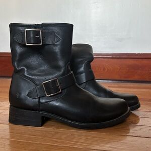 Frye Vicky Engineer Boots -  Size 10